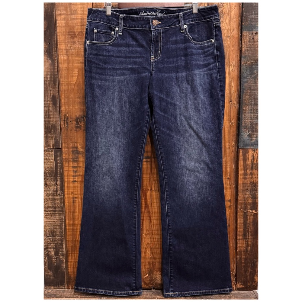 American Eagle Favorite Boyfriend Jeans Womens 16 Long Stretch